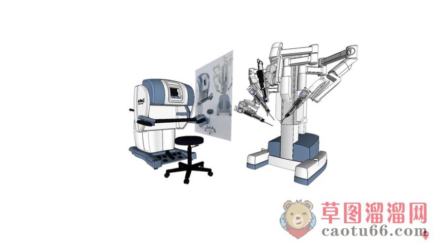 达芬奇手术系统SU模型 1