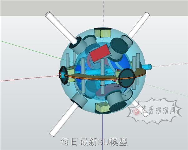 磁电机马达发动机SU模型 1