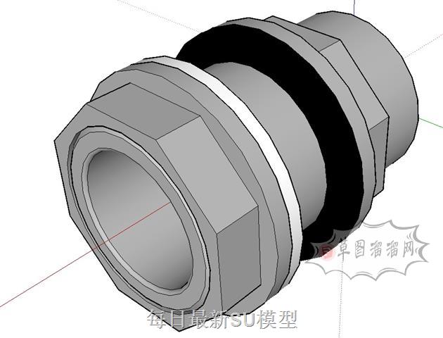 电缆密封套螺母SU模型 1