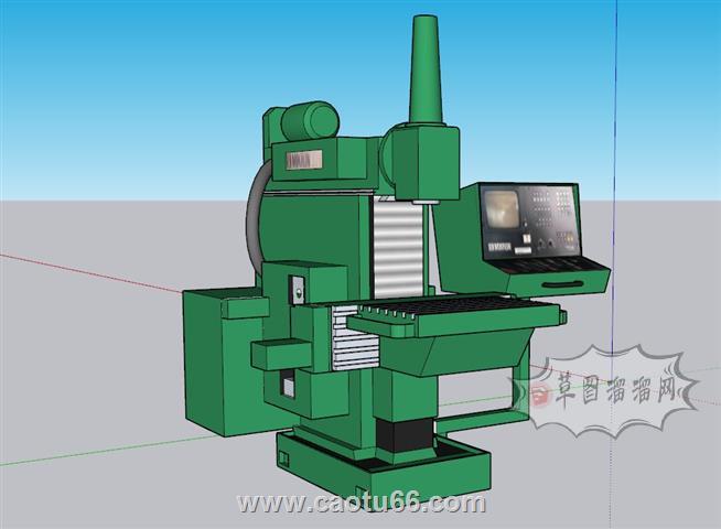 工业设备机床SU模型 1