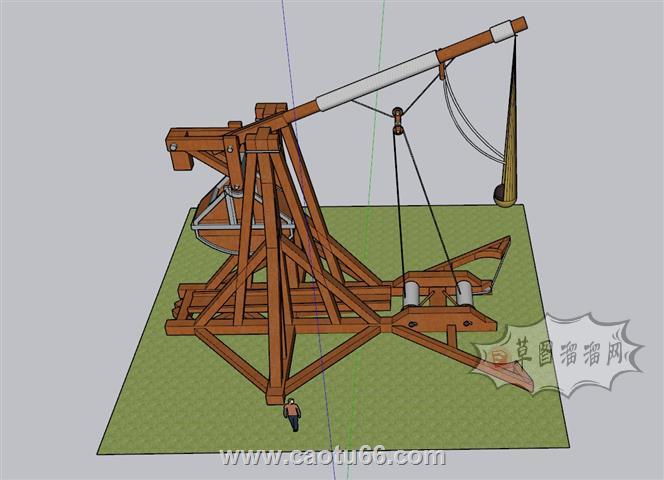 吊塔机械工程SU模型 1