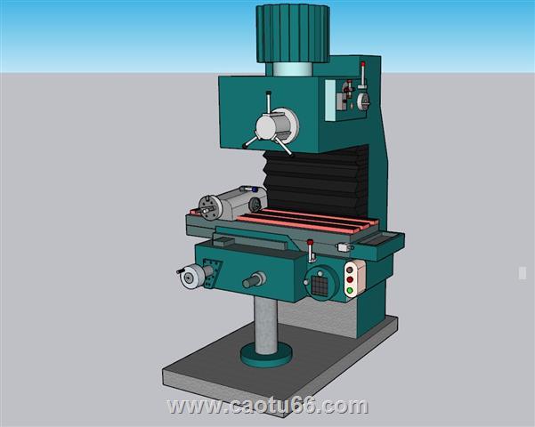 铣床机械设备SU模型