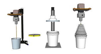 石膏搅拌机SU模型 免费sketchup模型下载