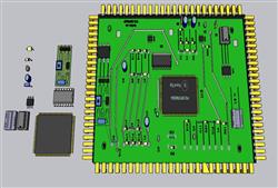 电路板 Cpu 处理器 芯片