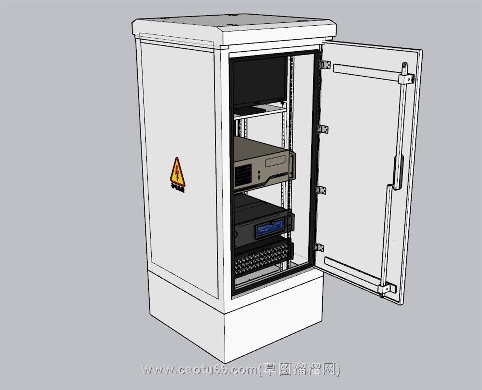 机柜SU模型 1