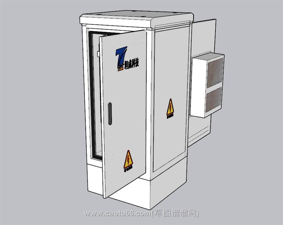 机柜SU模型 2