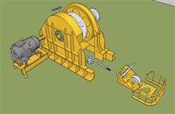 起锚机SU模型 免费sketchup模型下载
