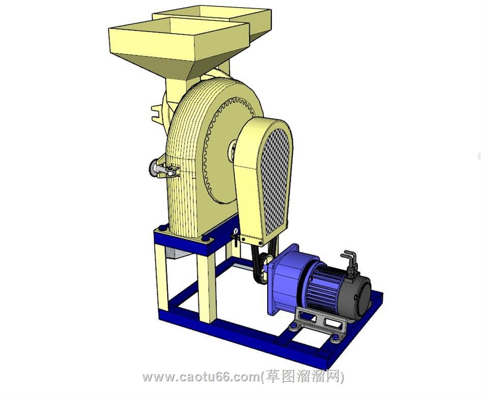 粉碎机机械SU模型 1