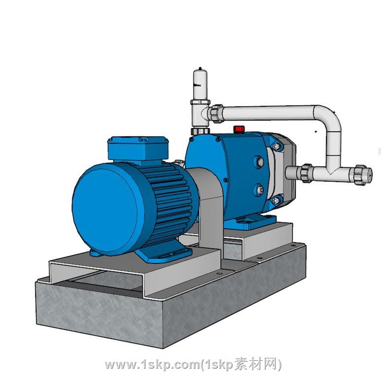 进化泵水泵SU模型 3