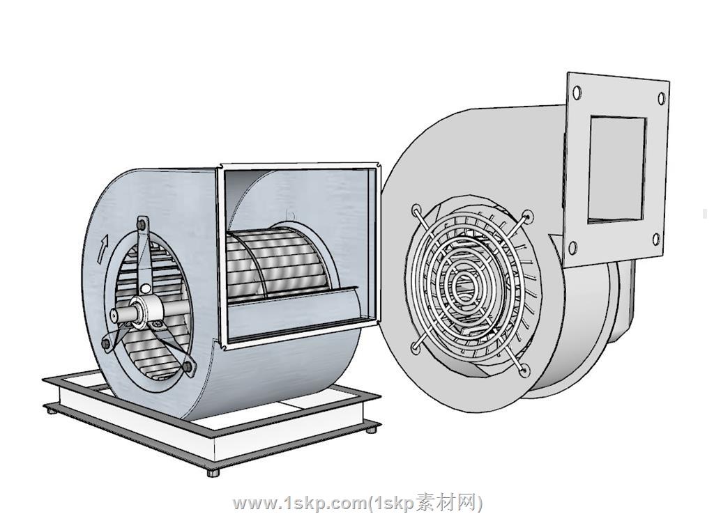 离心风机机械SU模型 1