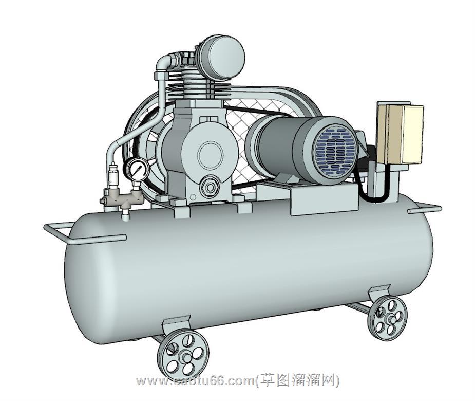 压缩机机械设备SU模型 1