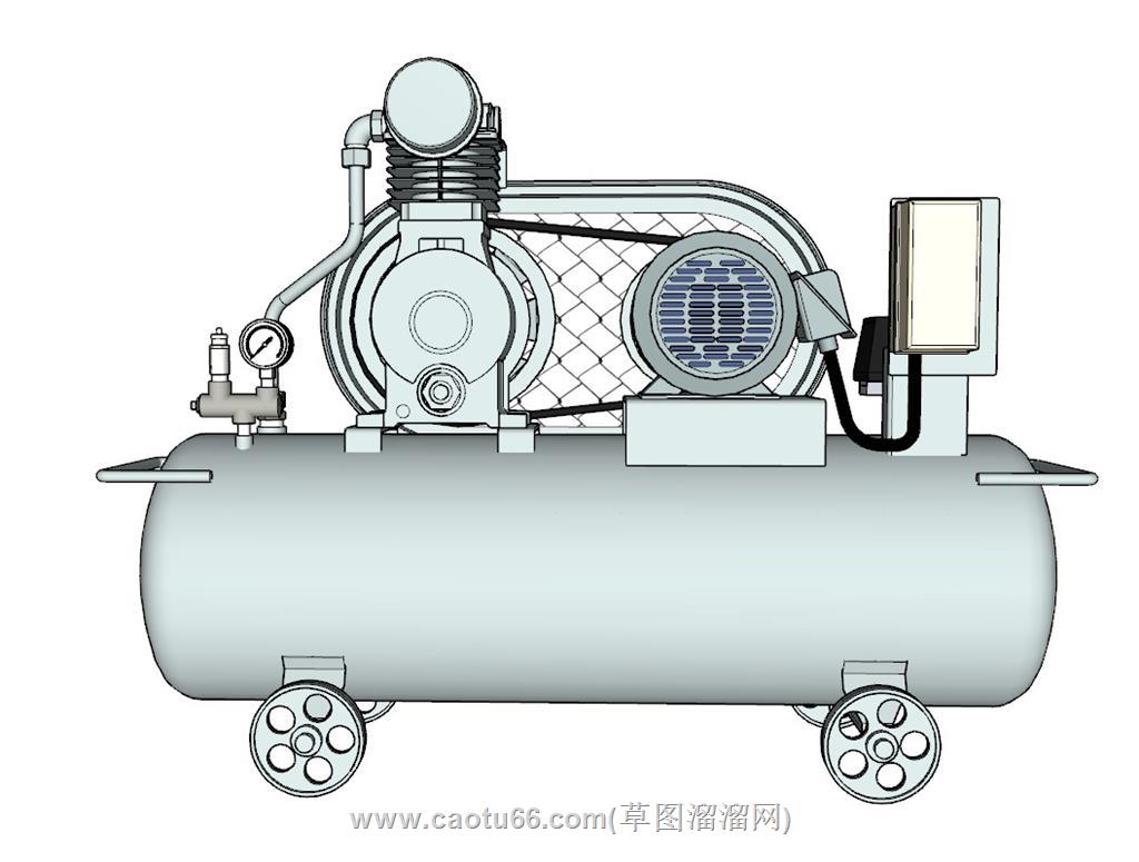 压缩机机械设备SU模型 2