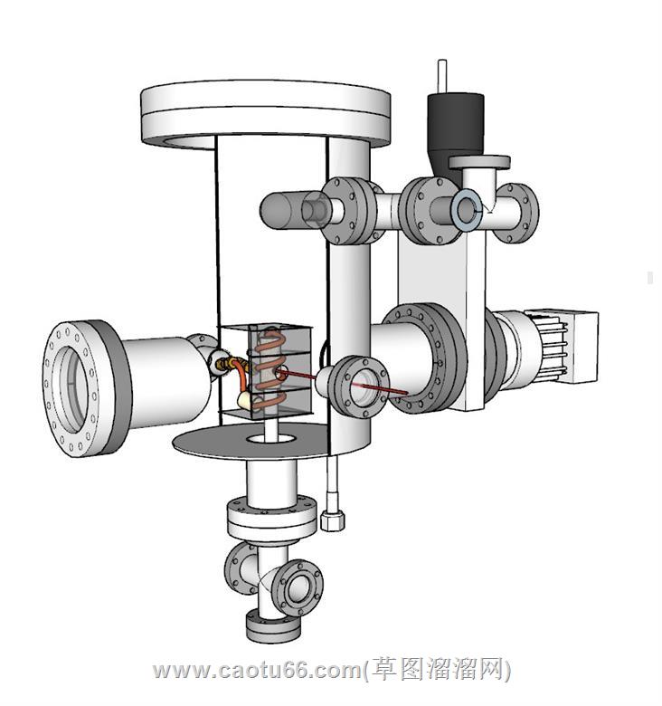 水阀开关水管SU模型 1