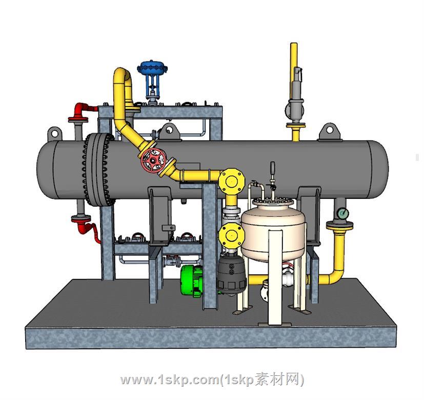 水泵设备SU模型 1