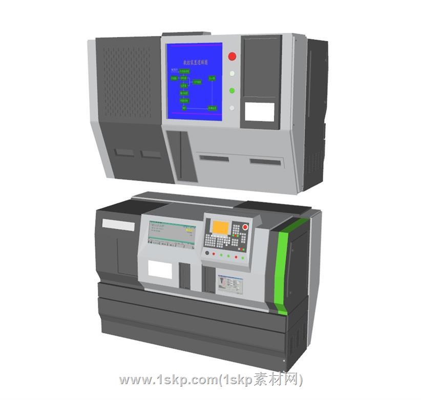 数控机床设备机械SU模型 1
