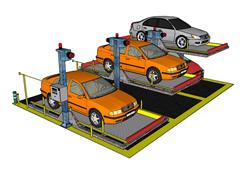 地下车库  机械  停车位