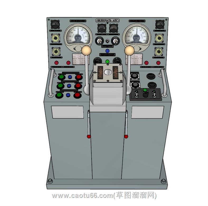 机械操作台SU模型 1