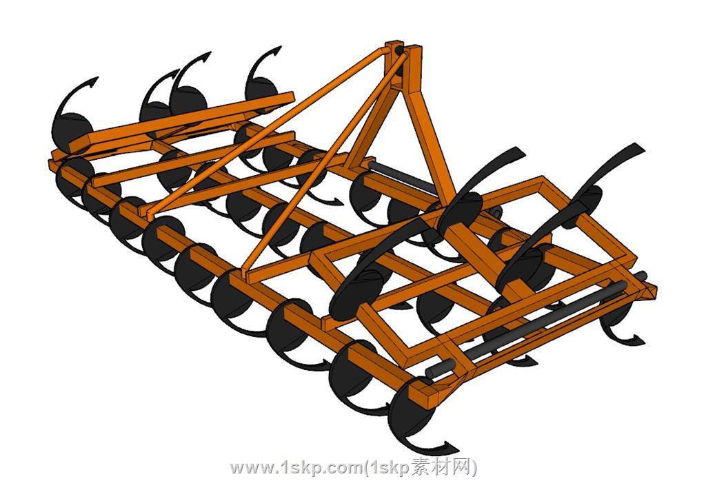 农机机械SU模型 1
