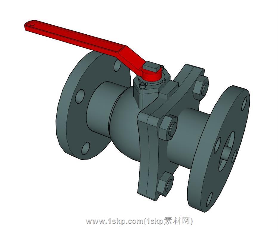 阀门水阀开关SU模型 1