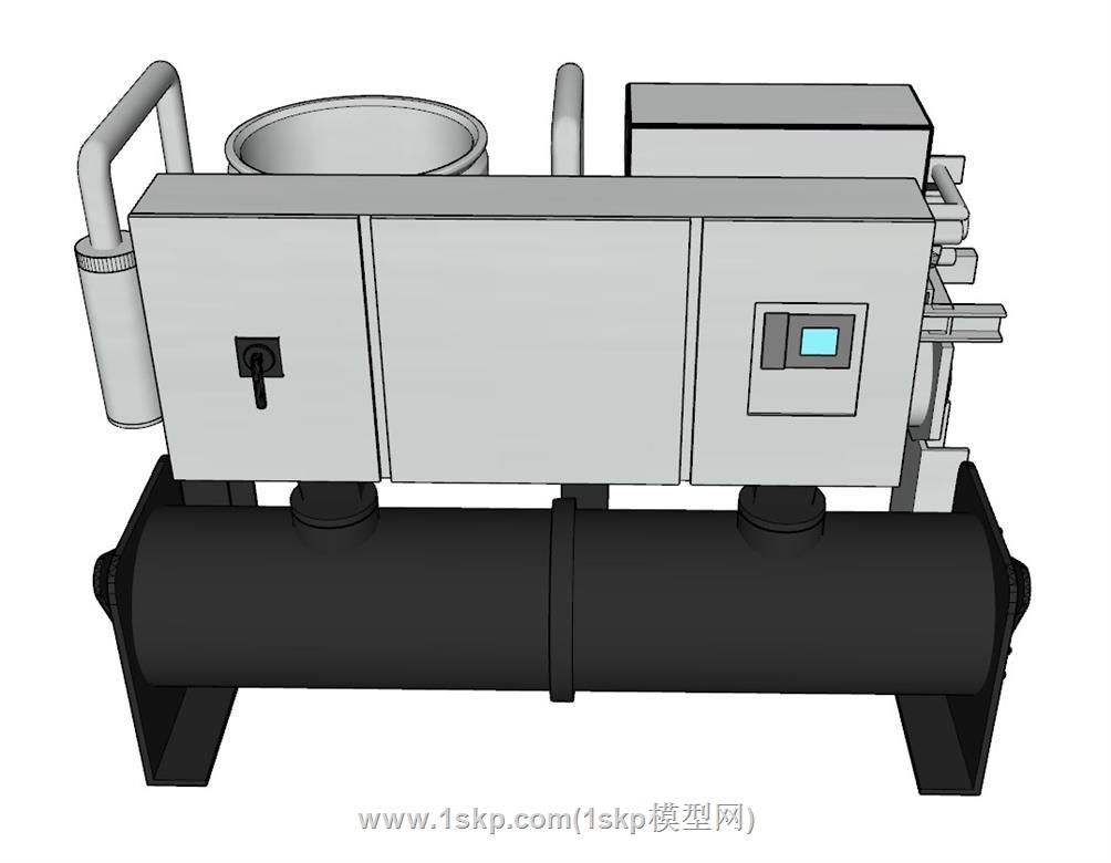 螺杆机机械设备SU模型 1