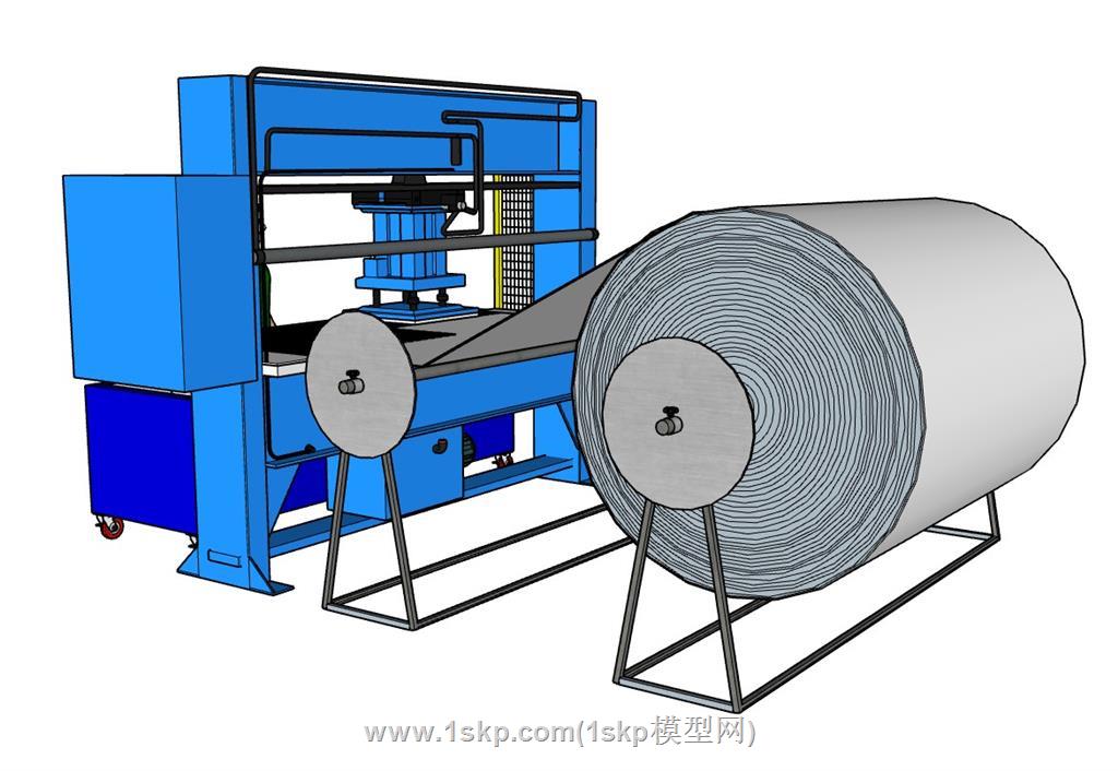 切割机机械设备SU模型 3