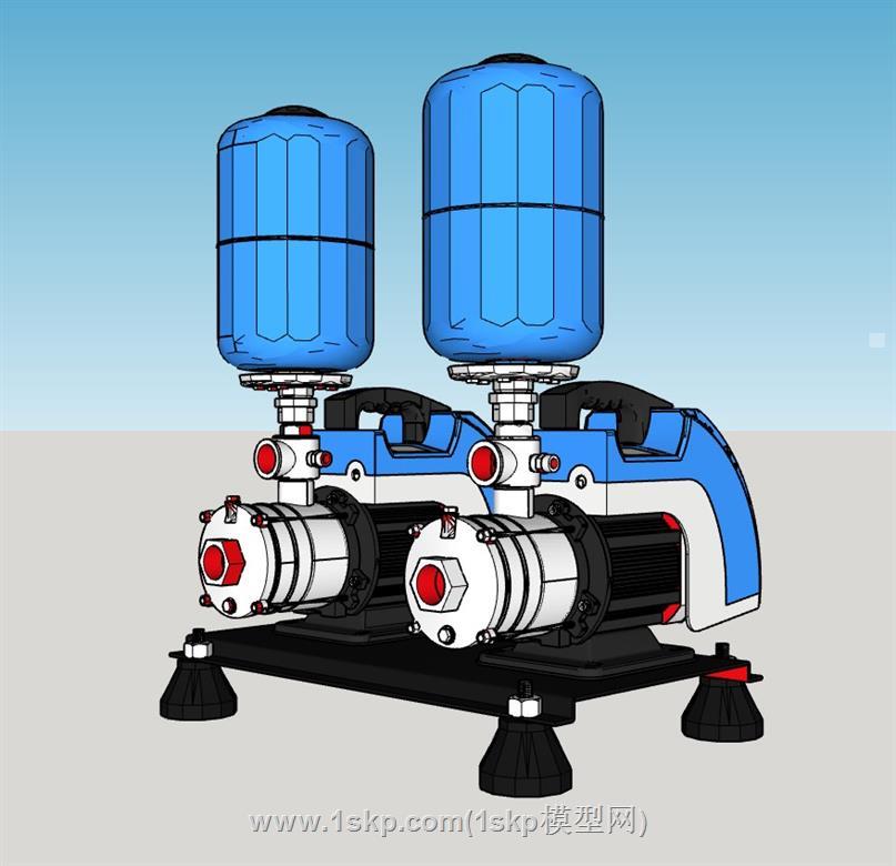 机械设备水泵SU模型 1