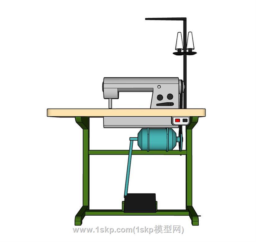 缝纫机SU模型 1