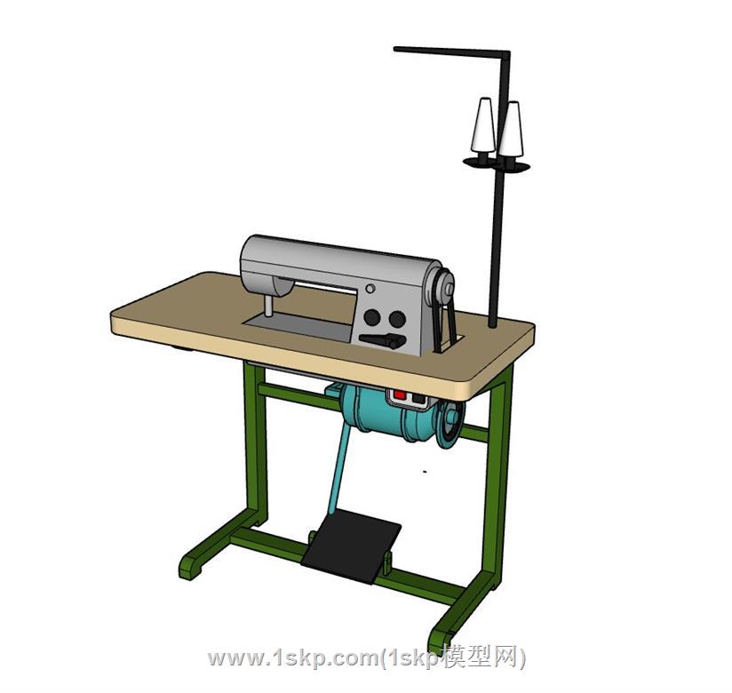 缝纫机SU模型 2