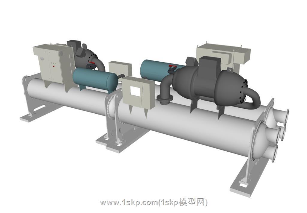 冷水机机械SU模型 1