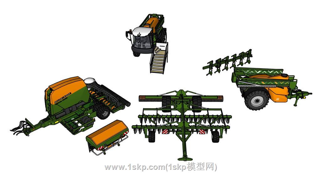 农机机械SU模型 1
