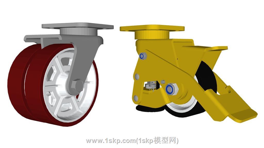 万向轮SU模型 1