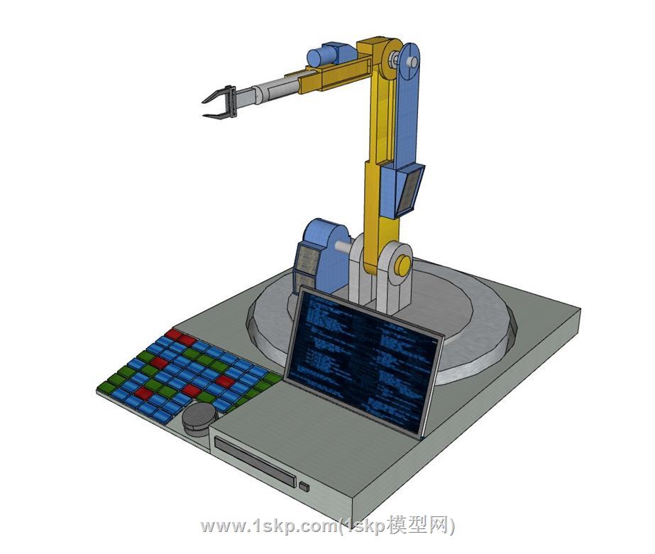 机械臂机械SU模型 1