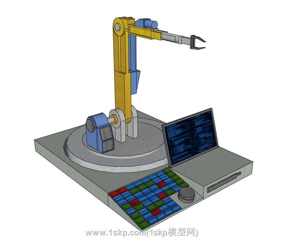 机械臂机械SU模型 2