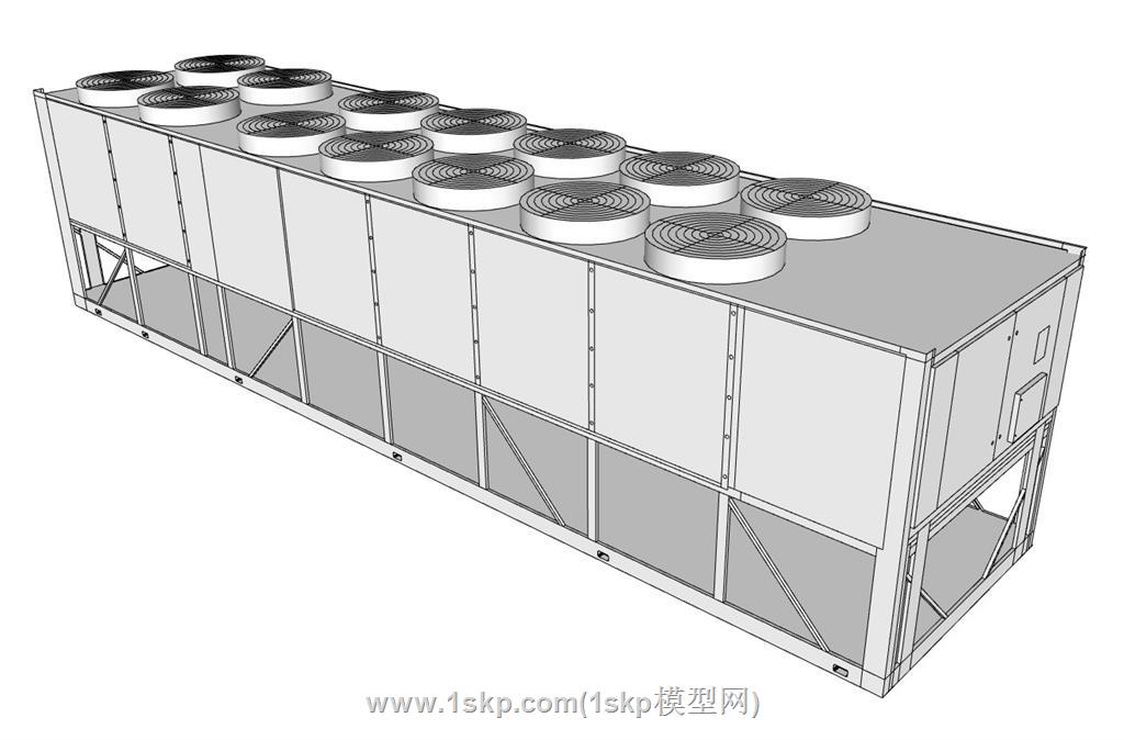 冷水机机械SU模型 1