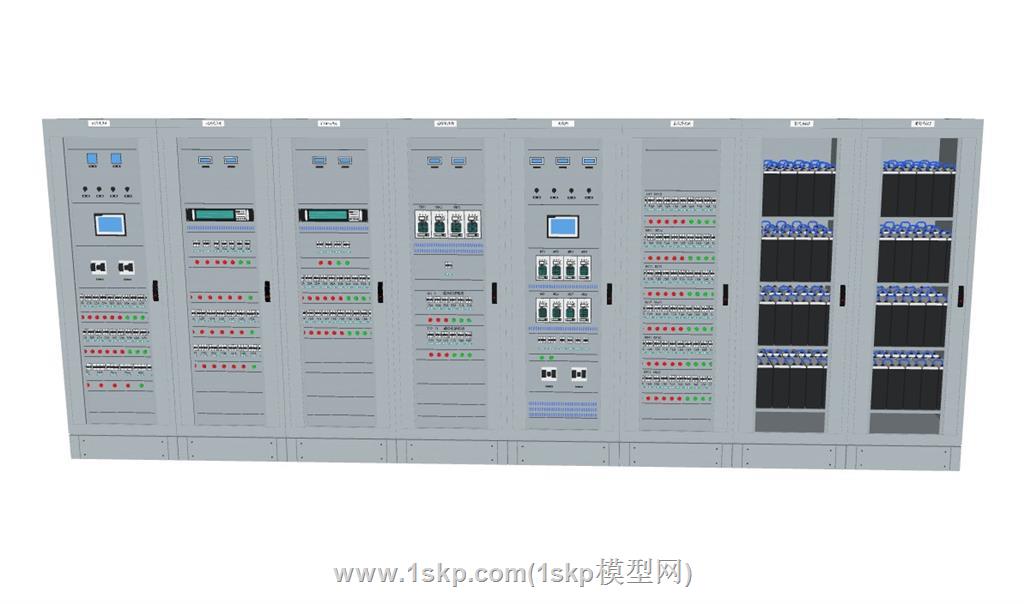 配电箱配电柜SU模型 1