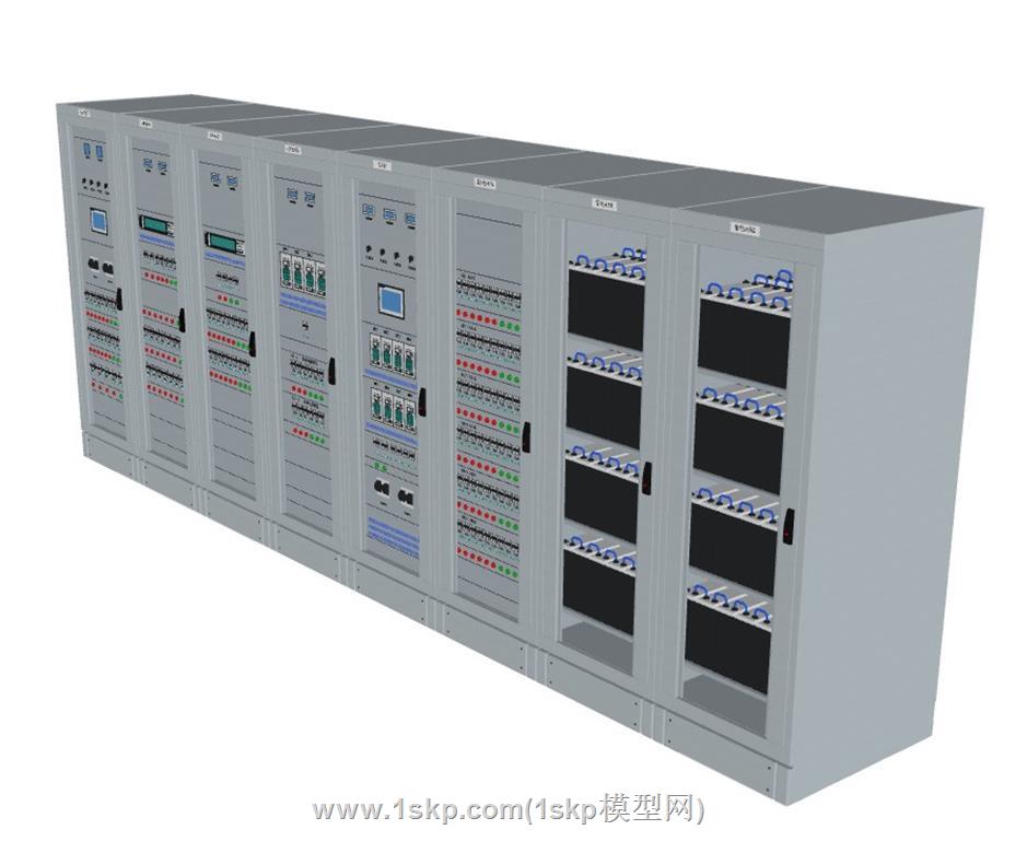 配电箱配电柜SU模型 2