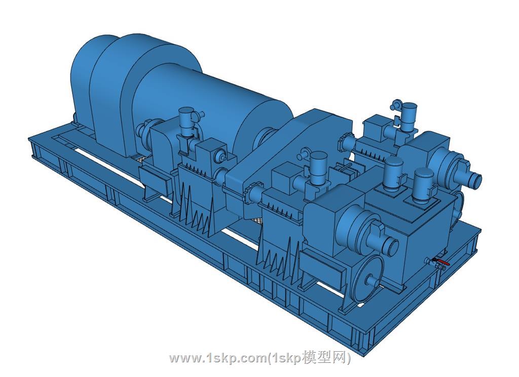 绞车机械SU模型 1