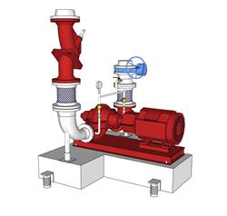 水泵SU模型 免费sketchup模型下载