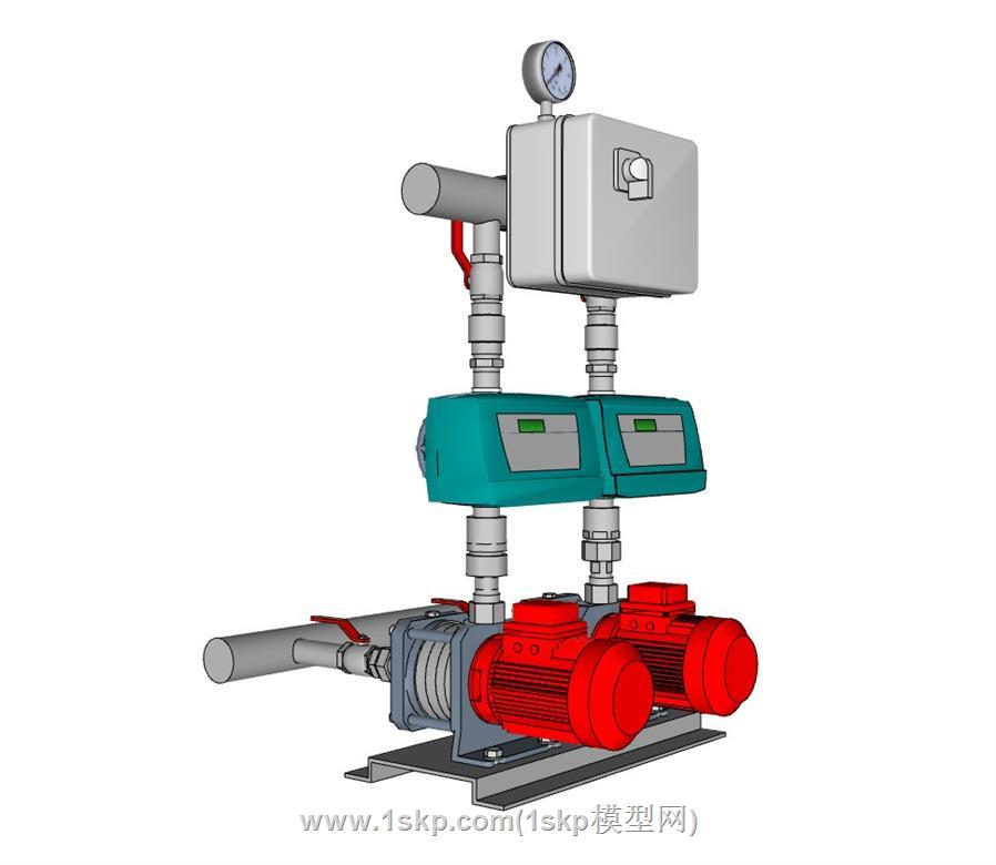 水泵SU模型 2