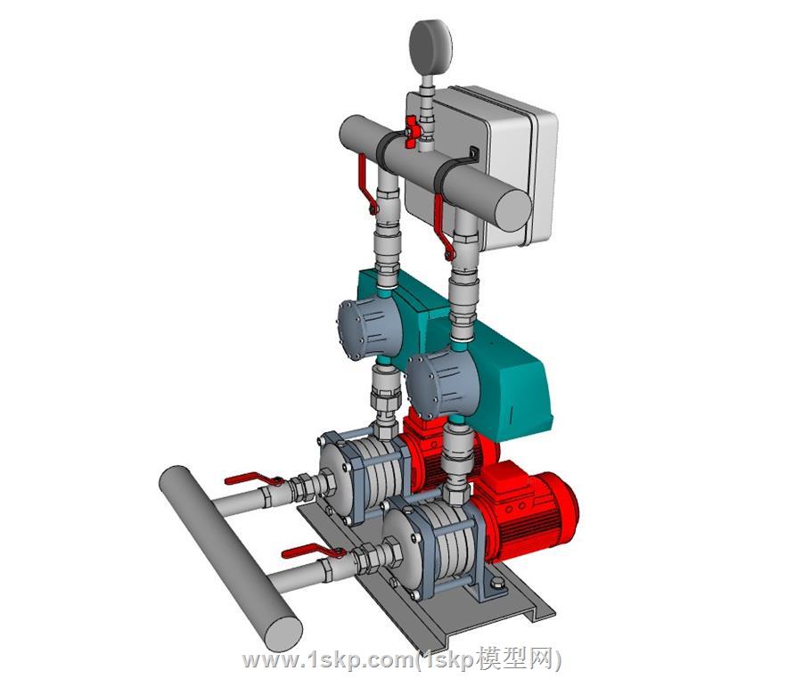 水泵SU模型 3