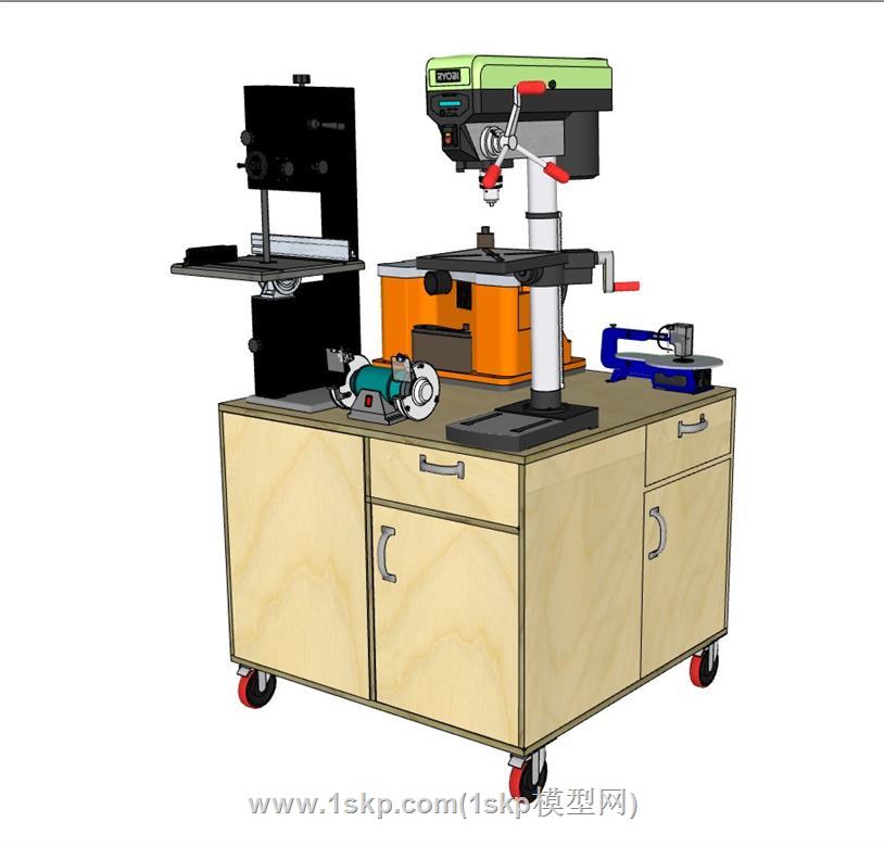 木工机械SU模型 2
