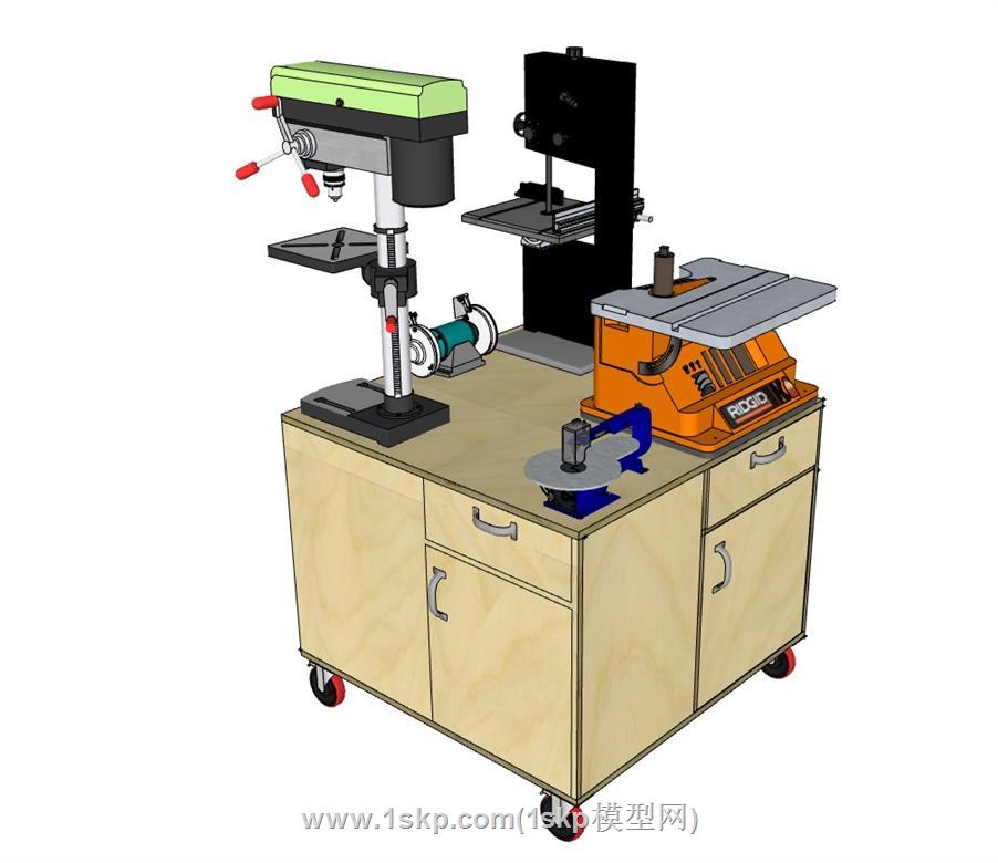 木工机械SU模型 1