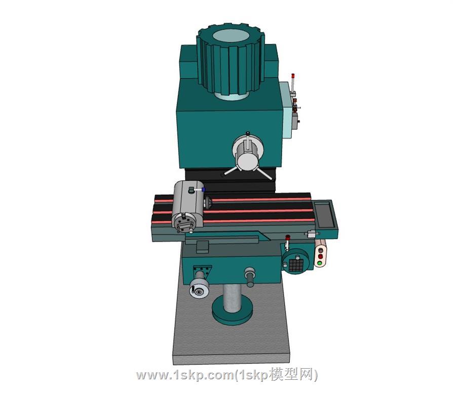 铣削机械SU模型 3