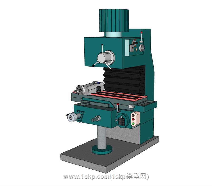 铣削机械SU模型 1