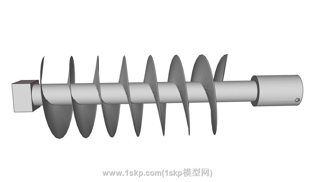 螺旋刀片SU模型 3