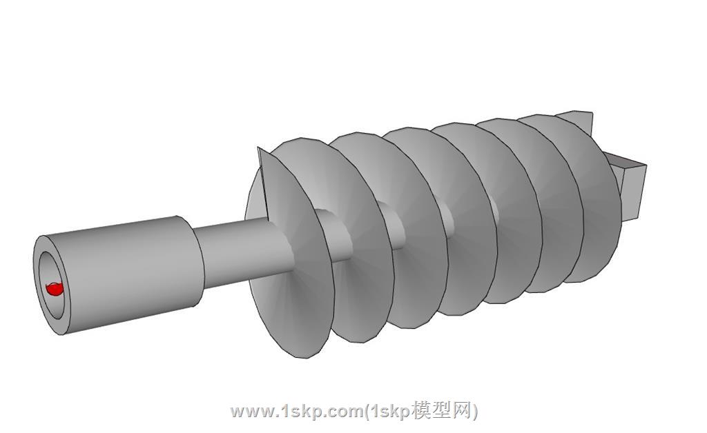 螺旋刀片SU模型 2