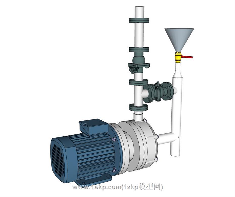 立式水泵SU模型 2