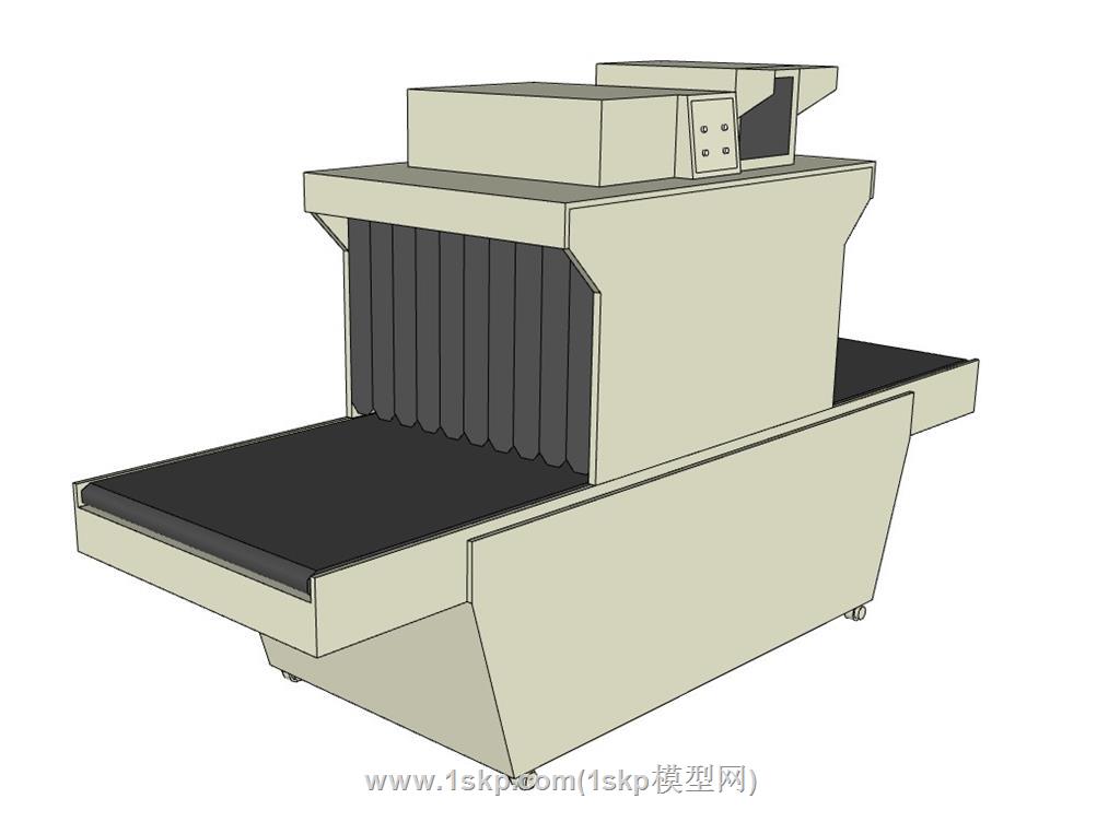 安检机X光机机械SU模型 1