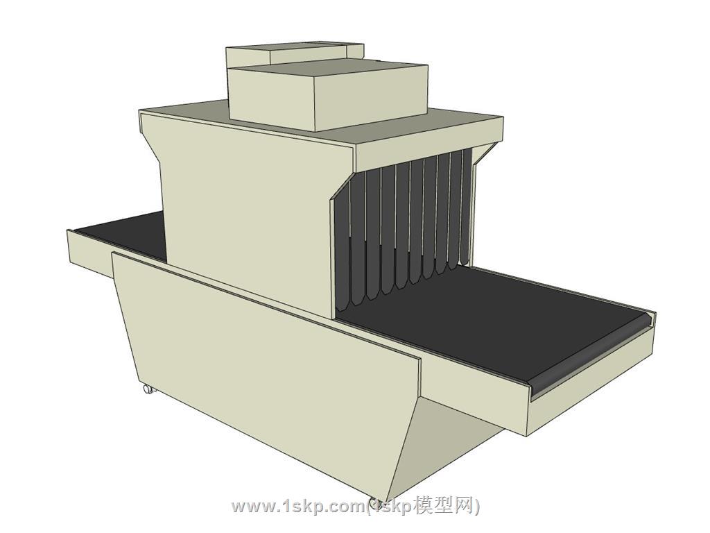 安检机X光机机械SU模型 2