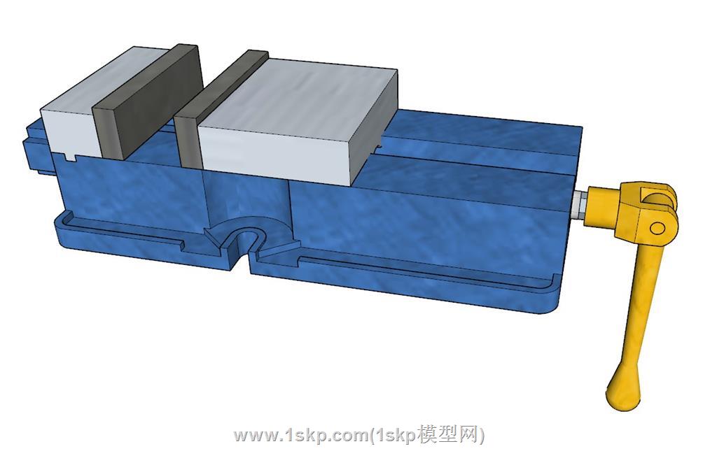 虎钳机设备SU模型 1